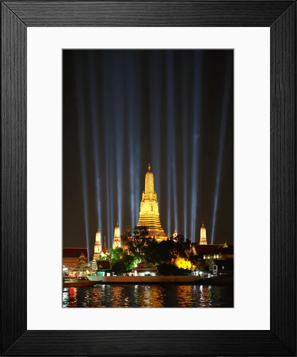 Framed Print : Wat Arun at Night, Bangkok Framed Print : Wat Arun at Night, Bangkok