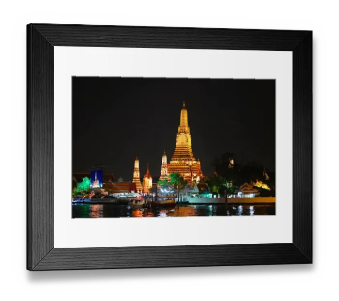 Framed Print : Wat Arun at Night, Bangkok Framed Print : Wat Arun at Night, Bangkok