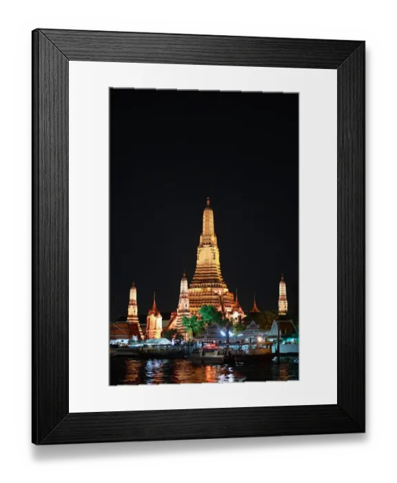 Framed Print : Wat Arun at Night, Bangkok Framed Print : Wat Arun at Night, Bangkok