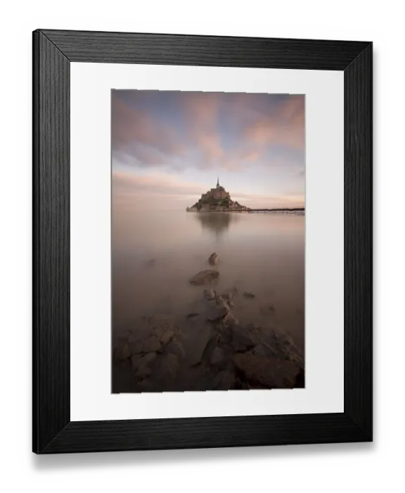 Framed Print : Mont St Michel at Dawn Framed Print : Mont St Michel at Dawn
