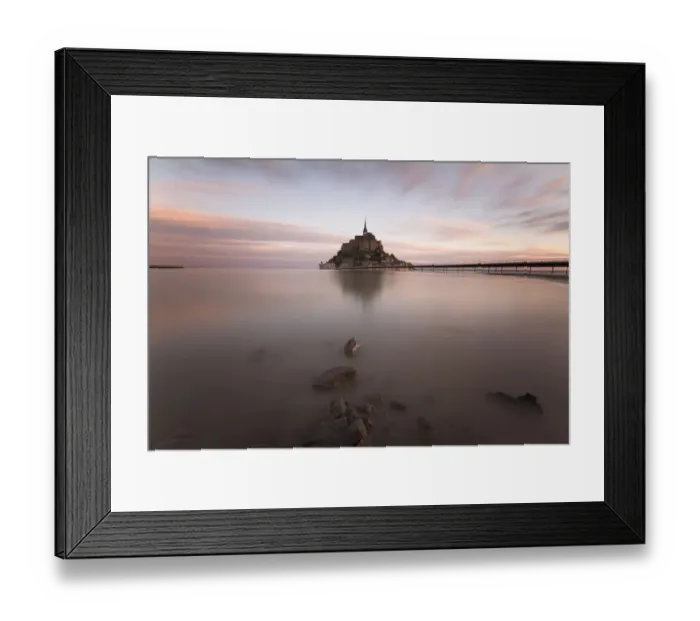 Framed Print : Mont St Michel at Dawn Framed Print : Mont St Michel at Dawn