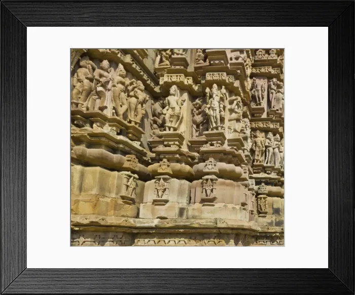 Framed Print : Sculptures of Vamana Temple, Khajuraho, Chhatarpur District, Madhya Pradesh, India Framed Print : Sculptures of Vamana Temple, Khajuraho, Chhatarpur District, Madhya Pradesh, India