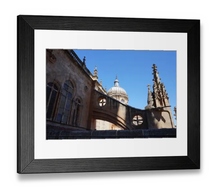 Framed Print : Partial View New Cathedral, Salamanca, Spain Framed Print : Partial View New Cathedral, Salamanca, Spain