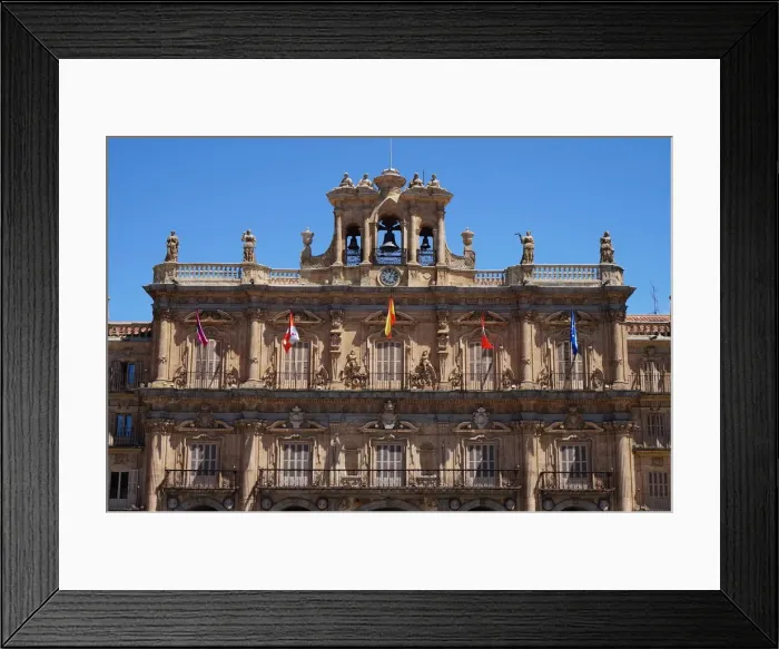 Framed Print : Close up City Hall, Salamanca, Spain