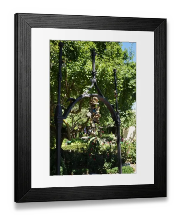 Framed Print : Well with padlocks, Salamanca, Spain Framed Print : Well with padlocks, Salamanca, Spain