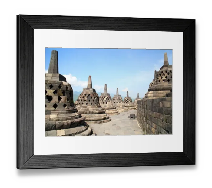 Framed Print : BorobudurTemple; Indonesia; Yogyakarta Framed Print : BorobudurTemple; Indonesia; Yogyakarta