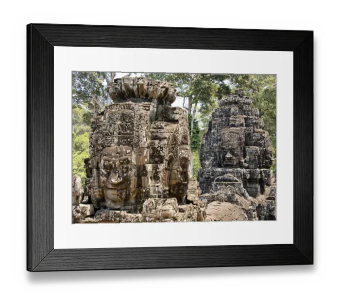 Framed Print : Bayon Temple in Siem Reap, Cambodia Framed Print : Bayon Temple in Siem Reap, Cambodia