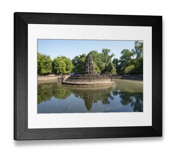 Framed Print : Neak Pean at Angkor Thom, Cambodia Framed Print : Neak Pean at Angkor Thom, Cambodia