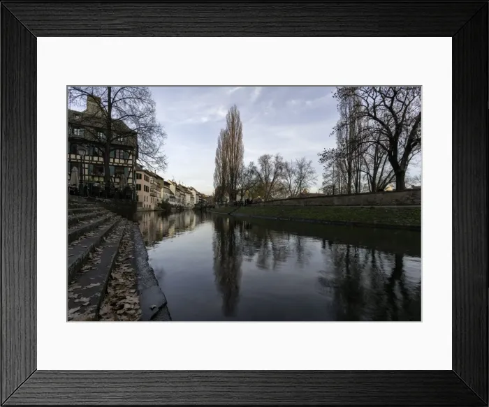 Framed Print : Quais A Strasbourg Framed Print : Quais A Strasbourg