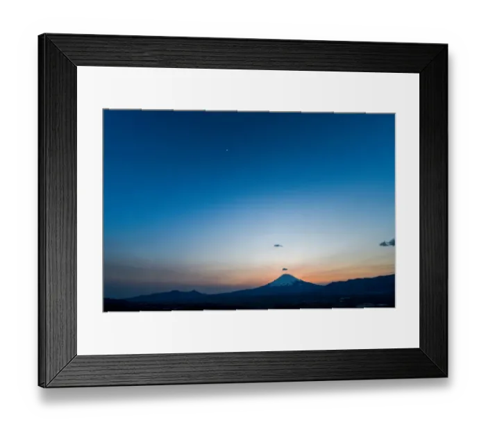 Framed Print : Fuji, Evening of spring