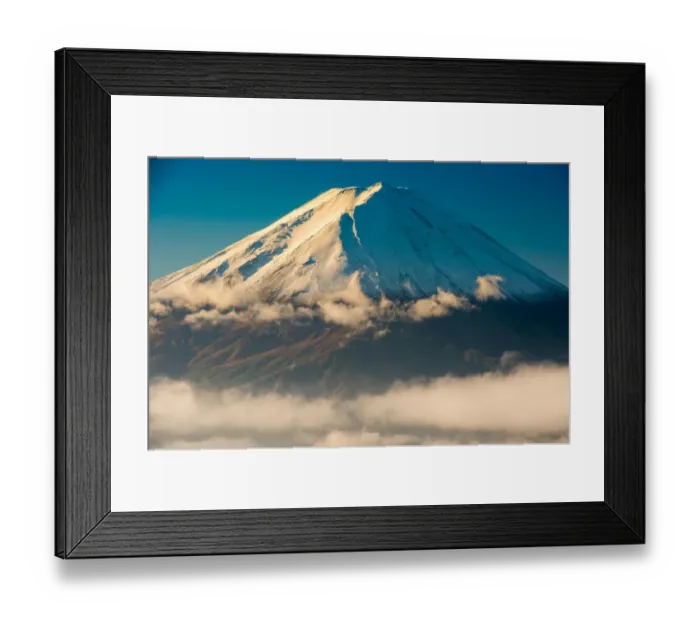 Framed Print : Fuji shining in the morning sun Framed Print : Fuji shining in the morning sun