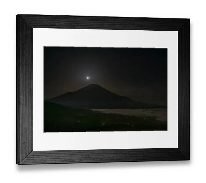 Framed Print : Moonlight night cloud sea Framed Print : Moonlight night cloud sea