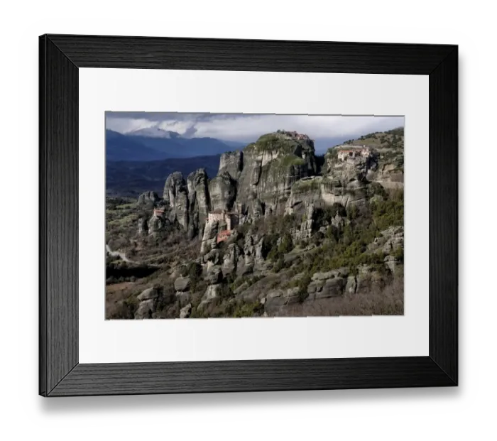 Framed Print : Monasteries of Meteora Framed Print : Monasteries of Meteora