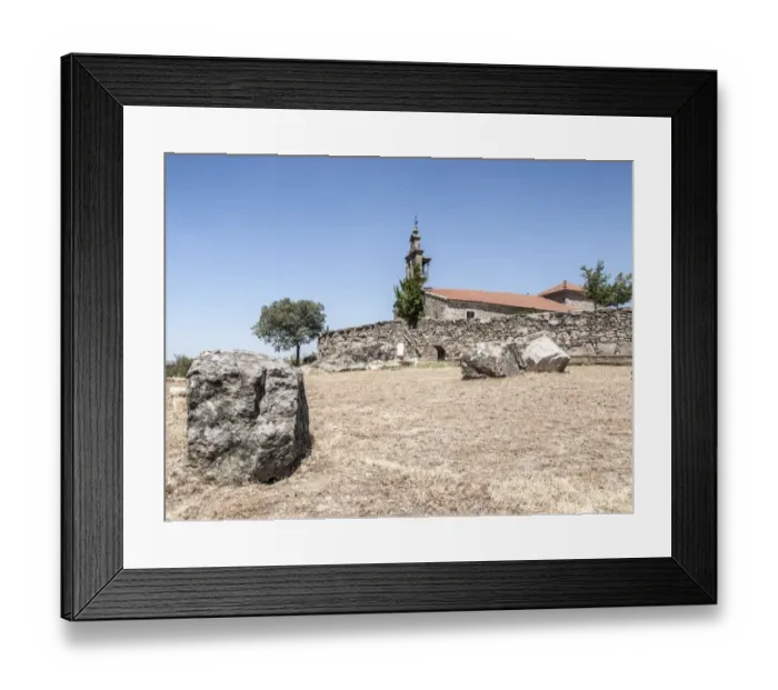 Framed Print : Romanesque hermitage