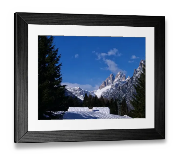 Framed Print : Tre Cime di Lavaredo, views from Auronzo di Cadore Framed Print : Tre Cime di Lavaredo, views from Auronzo di Cadore