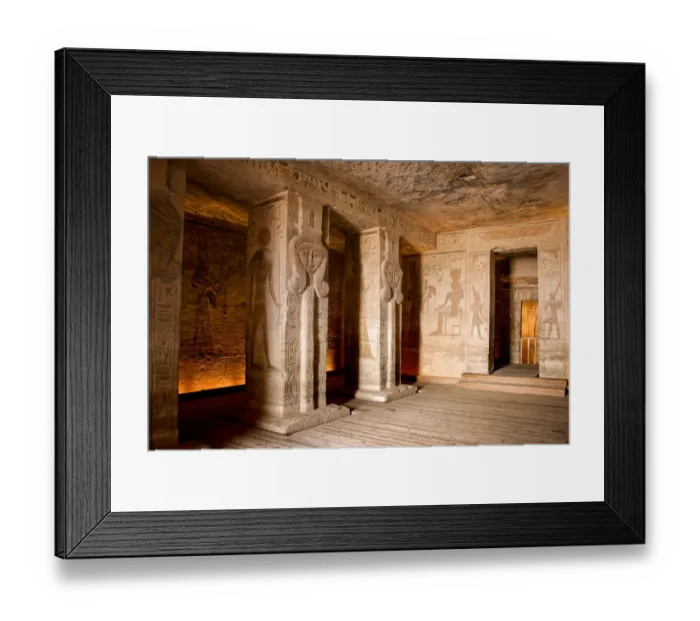 Framed Print : Inside the Temple of Nefertari, Abu Simbel, Egypt Framed Print : Inside the Temple of Nefertari, Abu Simbel, Egypt