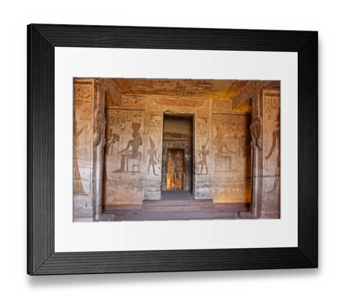 Framed Print : Inside the Temple of Nefertari, Abu Simbel, Egypt Framed Print : Inside the Temple of Nefertari, Abu Simbel, Egypt