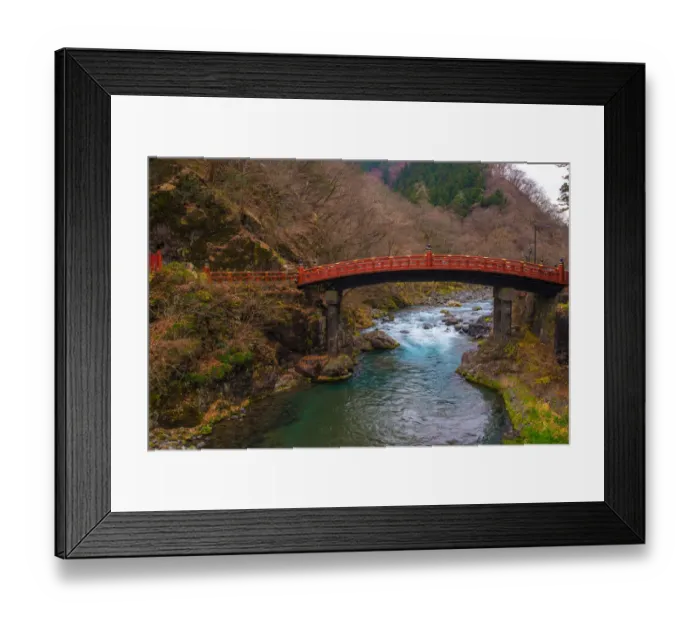 Framed Print : Shinkyo Bridge in Autumn Framed Print : Shinkyo Bridge in Autumn