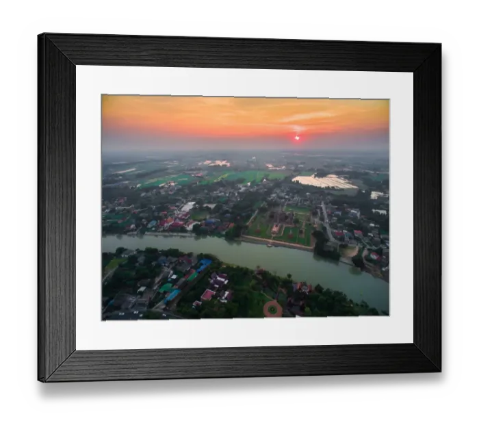 Framed Print : Dusk at Wat Chai Wattanaram Framed Print : Dusk at Wat Chai Wattanaram