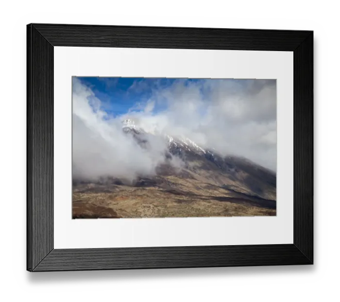 Framed Print : Teide volcano shrouded in clouds Framed Print : Teide volcano shrouded in clouds