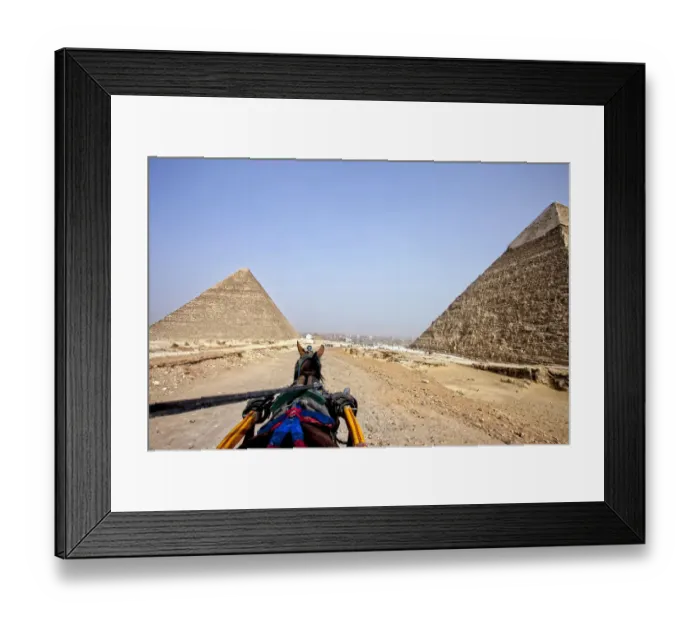 Framed Print : Giza Pyramids, Egypt Framed Print : Giza Pyramids, Egypt