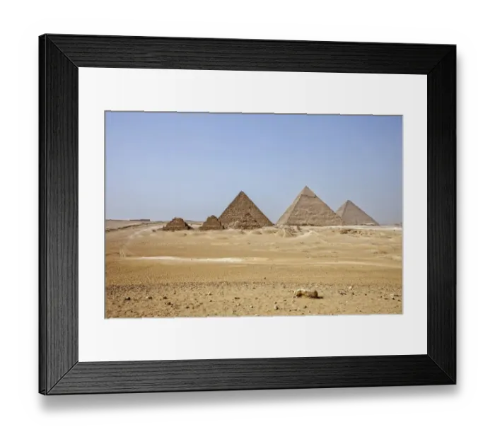 Framed Print : Giza Pyramids, Egypt Framed Print : Giza Pyramids, Egypt