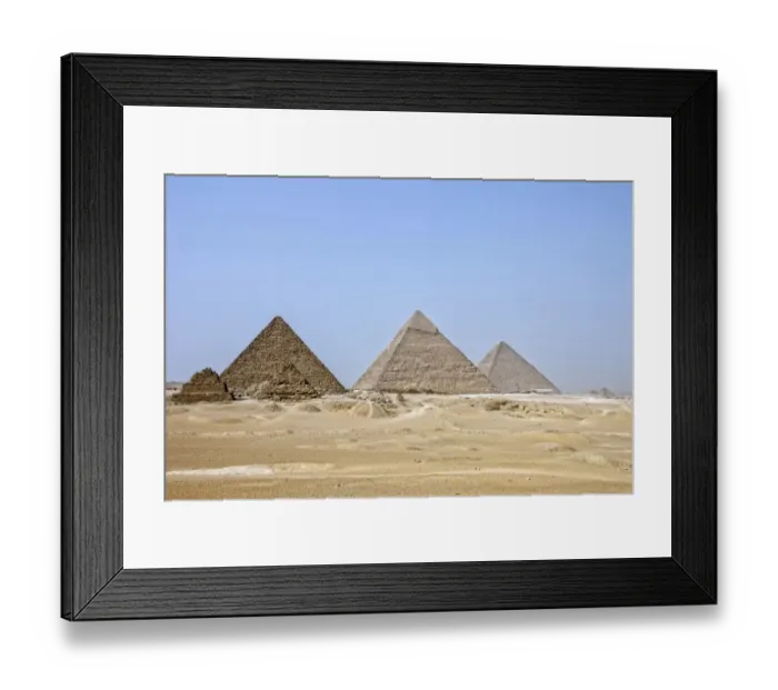 Framed Print : Giza Pyramids, Egypt Framed Print : Giza Pyramids, Egypt