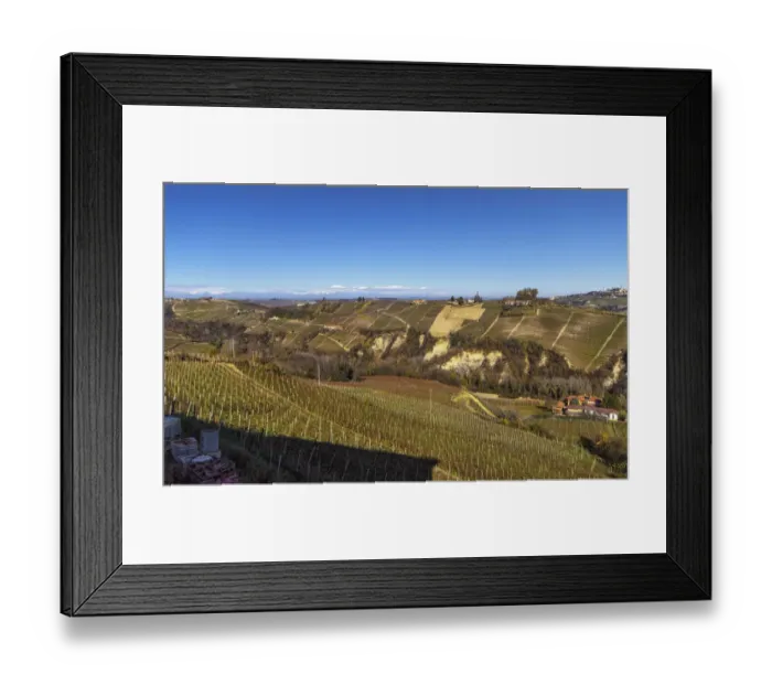 Framed Print : Piedmont in autumn