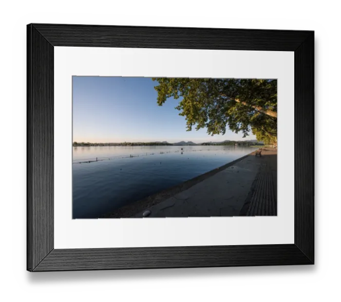 Framed Print : peaceful morning of west lake, Hangzhou, China Framed Print : peaceful morning of west lake, Hangzhou, China
