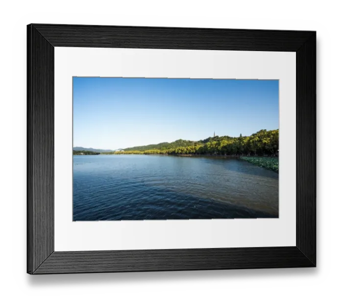 Framed Print : peaceful morning of west lake, Hangzhou, China Framed Print : peaceful morning of west lake, Hangzhou, China