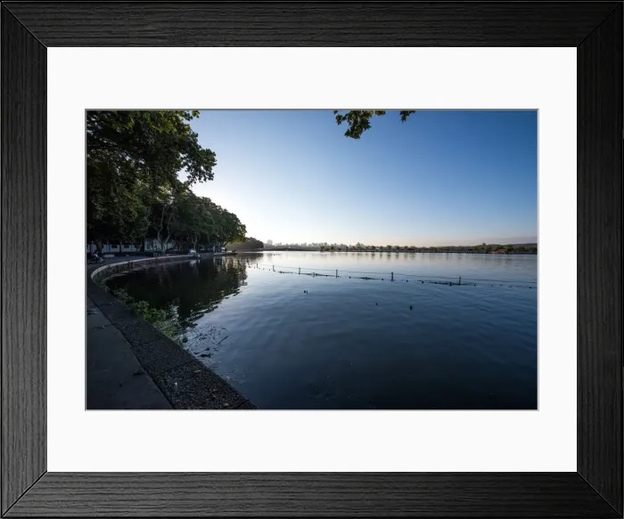 Framed Print : peaceful morning of west lake, Hangzhou, China Framed Print : peaceful morning of west lake, Hangzhou, China