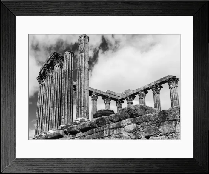 Framed Print : Roman Temple of Evora Framed Print : Roman Temple of Evora