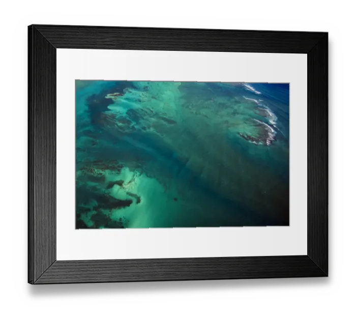 Framed Print : Pattern of Ningaloo Framed Print : Pattern of Ningaloo