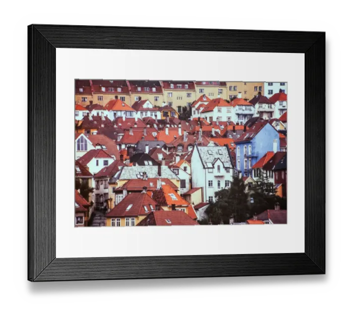 Framed Print : Bergen, Norway