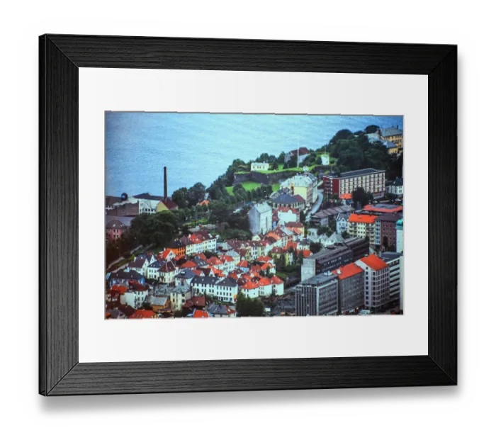 Framed Print : Bergen, Norway Framed Print : Bergen, Norway