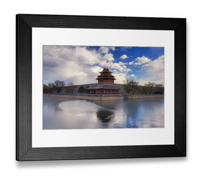 Framed Print : Forbidden City northwest corner tower