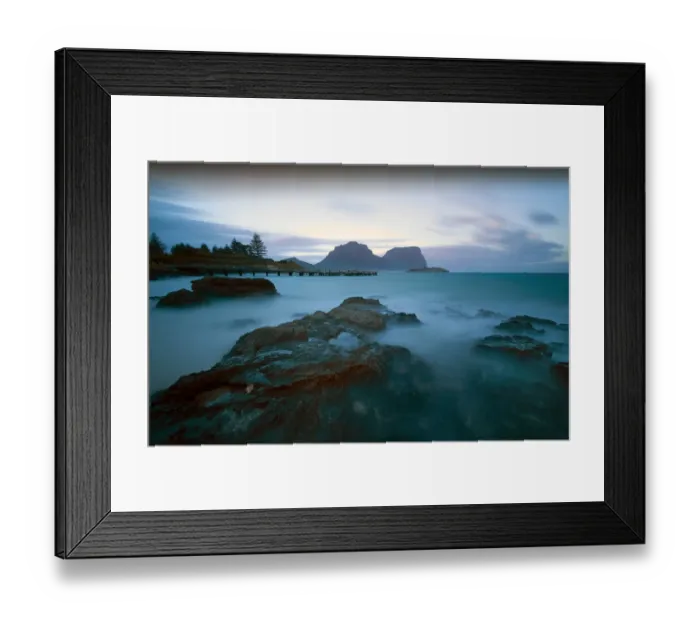 Framed Print : Scenically beautiful and a world heritage designated location, Lord Howe Island lies between the South Pacific ocean and the Tasman sea off the coast of New South Wales, Australia Framed Print : Scenically beautiful and a world heritage designated location, Lord Howe Island lies between the South Pacific ocean and the Tasman sea off the coast of New South Wales, Australia