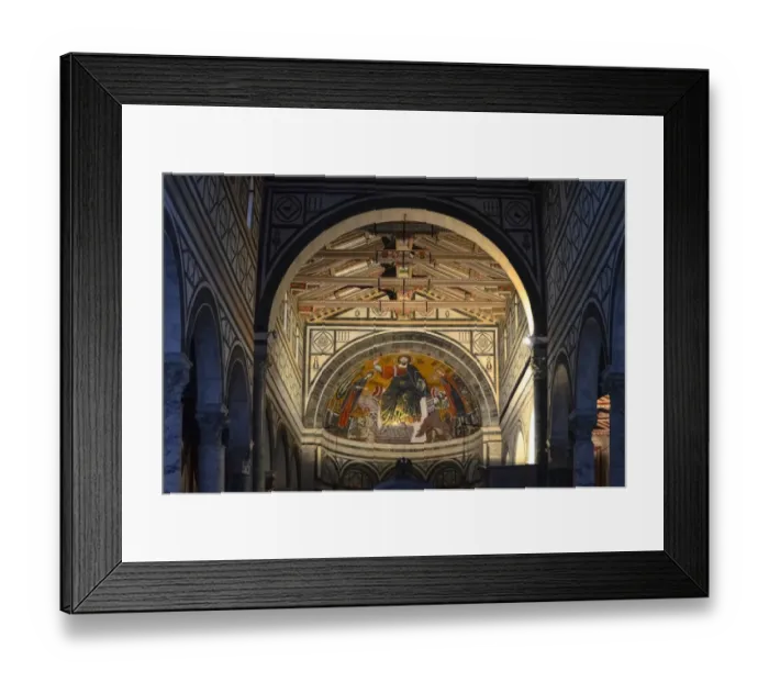 Framed Print : Basilica of San Miniato al Monte closeup interior details, Florence, Tuscany Framed Print : Basilica of San Miniato al Monte closeup interior details, Florence, Tuscany