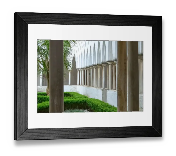 Framed Print : Cloister of Paradise inside Amalfi cathedral, Campania, Italy Framed Print : Cloister of Paradise inside Amalfi cathedral, Campania, Italy
