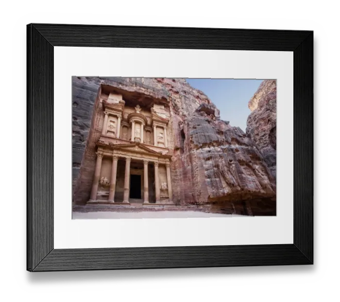 Framed Print : Al Khazneh (The Treasury), Petra, Jordan