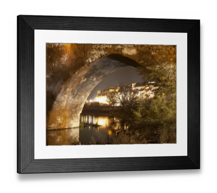 Framed Print : Arc of Bridge Romanesque Framed Print : Arc of Bridge Romanesque