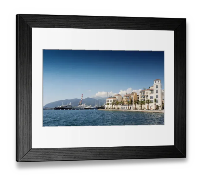 Framed Print : Porto Montenegro Framed Print : Porto Montenegro
