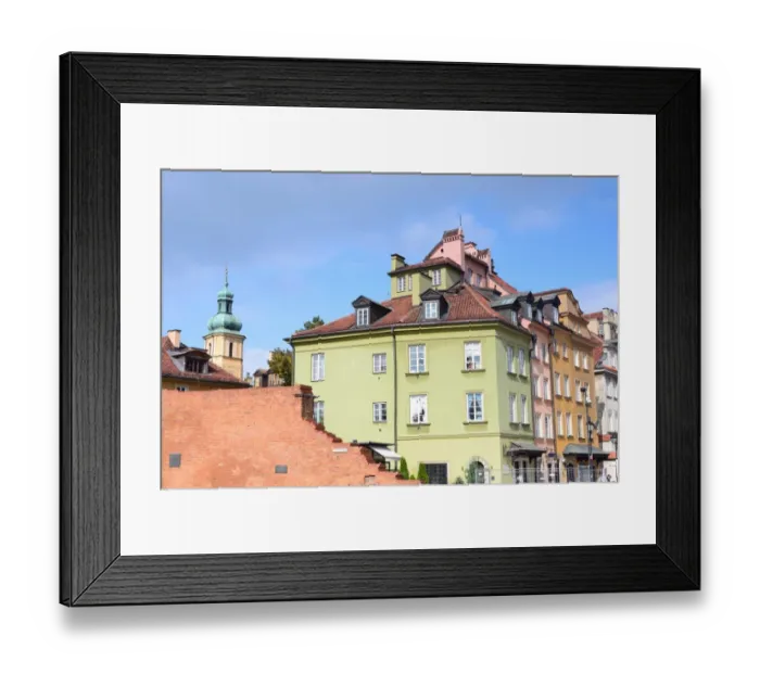 Framed Print : Old Town of Warsaw Framed Print : Old Town of Warsaw