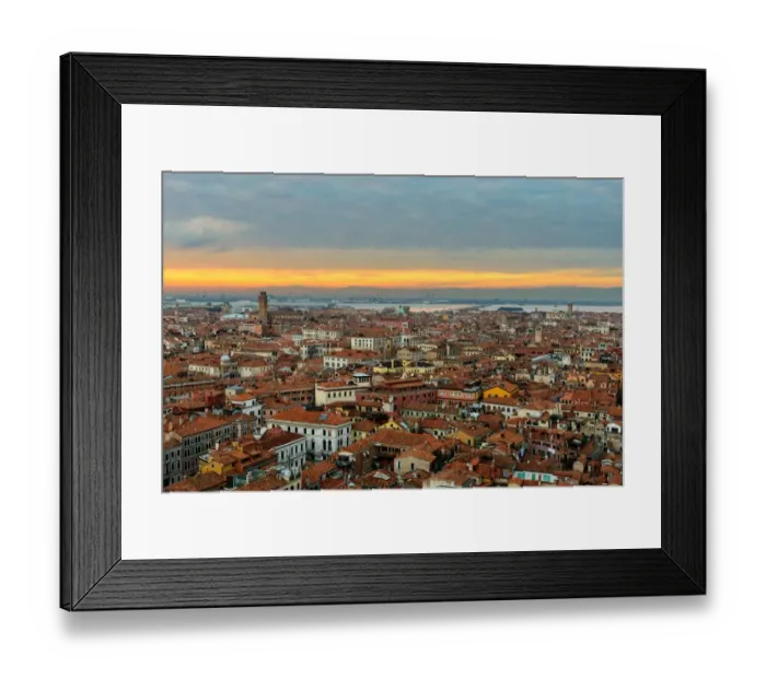 Framed Print : Venetian roofs Framed Print : Venetian roofs