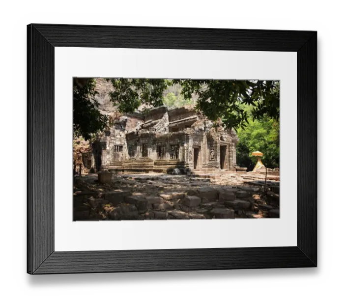 Framed Print : Main sanctuary of Khmer temple at Wat Phou, Laos Framed Print : Main sanctuary of Khmer temple at Wat Phou, Laos