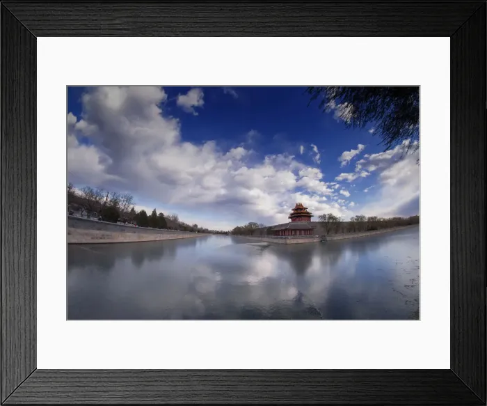 Framed Print : Forbidden City northwest corner tower Framed Print : Forbidden City northwest corner tower