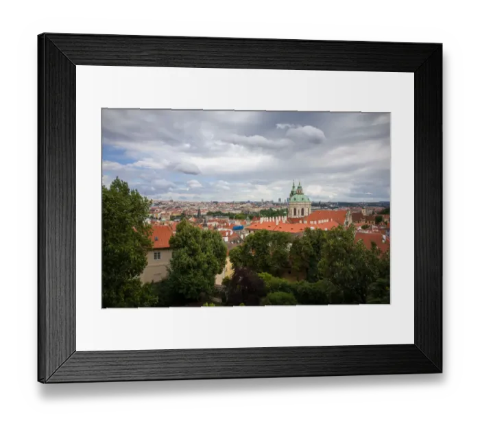 Framed Print : Panorama of Prague Framed Print : Panorama of Prague