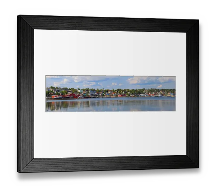 Framed Print : Lunenburg Panoramic stock photo Framed Print : Lunenburg Panoramic stock photo