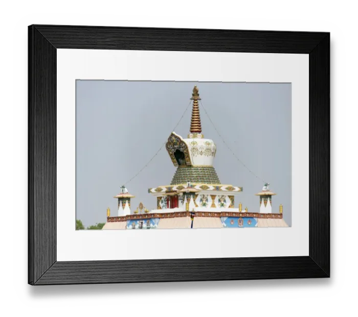 Framed Print : German Buddhist Temple at Lumbini, Nepal Framed Print : German Buddhist Temple at Lumbini, Nepal
