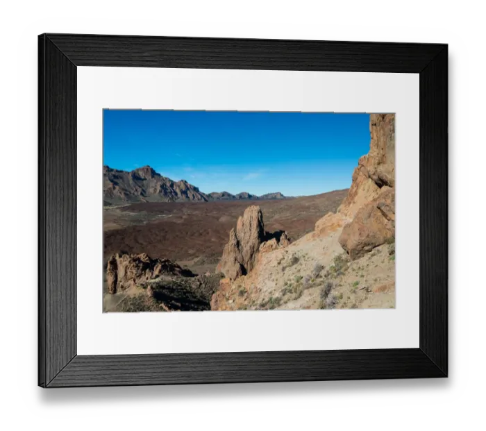 Framed Print : Wellcome to Teide Natural Park Framed Print : Wellcome to Teide Natural Park